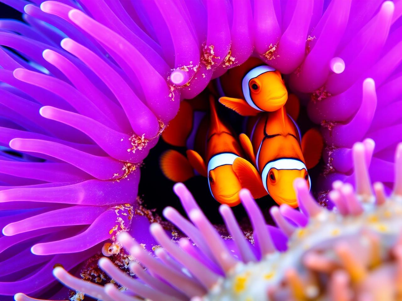 La reproduction des poissons-clown : une famille très organisée